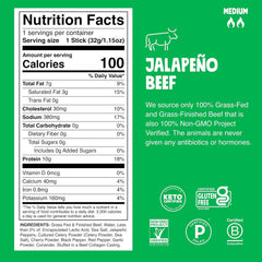 Chomps 6 Flavor Variety Pack, Grass-Fed & Finished, Protein Snack Stick